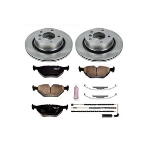 BMW Z4 Brake Kit - Rear - PowerStop - Z17 Evolution Plus Ceramic Pads + Autospecialty Brake Rotors - `03-`08