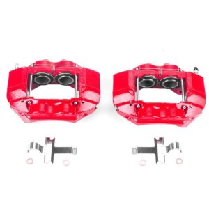 Toyota 4Runner Brake Calipers - Front - PowerStop - High-Temp Powder Coated - Red - `96-`02