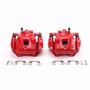 Lexus ES300 Brake Calipers - Front - PowerStop - Powder Coated - Red - `97-`01