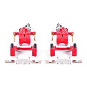 Infiniti I30 Brake Calipers - Rear - PowerStop - Performance with Brackets - Red - `96-`01