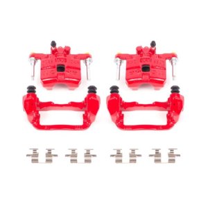 Subaru Impreza Performance Brake Caliper - Rear - PowerStop - Red Powder Coated Calipers - Red - `99-`03 Subaru Impreza Performance Brake Caliper - Rear - PowerStop - Red Powder Coated Calipers - Red - `99-`03