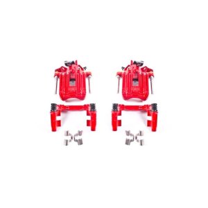 Audi TT Quattro Brake Calipers - Rear - PowerStop - Powder Coated - Red - `00-`06
