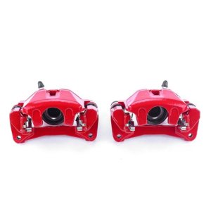 Lexus RX300 Brake Calipers - Rear - PowerStop - Powder Coated - Red - `99-`03