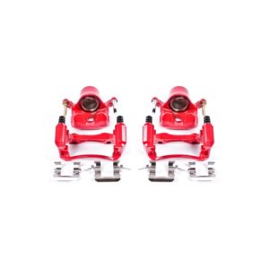 Infiniti I30 Brake Calipers - Front - PowerStop - Powder Coated - Red - `00-`01
