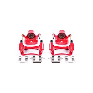 Infiniti I30 Brake Calipers - Front - PowerStop - Powder Coated - Red - `00-`01