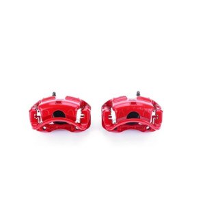 Nissan Sentra Brake Calipers (2) - Front - PowerStop - Powder Coated - Red - `00-`06
