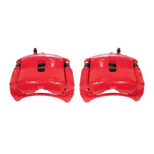 Acura MDX Brake Calipers - Front - PowerStop - Powder Coated - Red - `01-`02