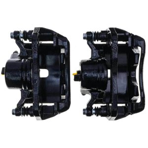 Honda CR-V Brake Calipers - Front - PowerStop - Powder Coated - Black - `02-`04