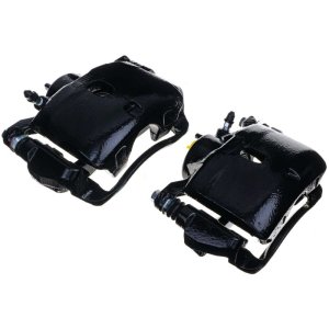 Honda CR-V Brake Calipers - Front - PowerStop - Powder Coated - Black - `02-`04