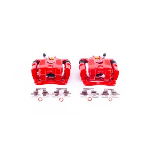 Honda Odyssey Brake Calipers - Rear - PowerStop - Powder Coated - Red - `02-`04
