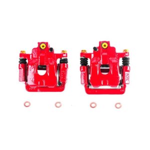 Honda Odyssey Brake Calipers - Rear - PowerStop - Powder Coated - Red - `02-`04