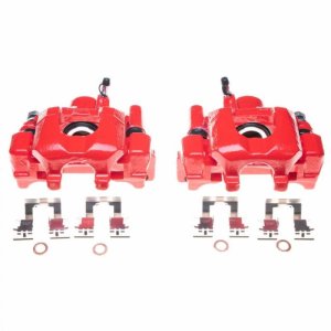 Toyota Highlander Brake Calipers - Rear - PowerStop - High-Temp Powder Coated - Red - `01-`03
