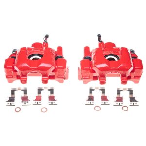 Toyota Highlander Brake Calipers - Rear - PowerStop - High-Temp Powder Coated - Red - `01-`03