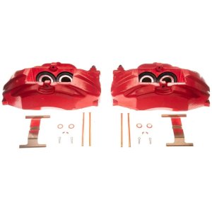 Lexus LS430 Brake Calipers (2) - Front - PowerStop - Without Brackets - Red - `01-`06