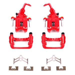 Honda S2000 Brake Calipers - Rear - PowerStop - High-Temp Powder Coated - Red - `00-`09 Honda S2000 Brake Calipers - Rear - PowerStop - High-Temp Powder Coated - Red - `00-`09