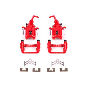 Honda S2000 Brake Calipers - Rear - PowerStop - High-Temp Powder Coated - Red - `00-`09