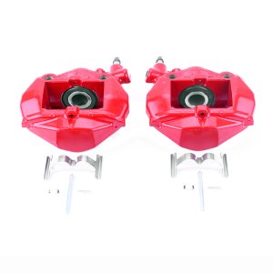 Lexus LS430 Brake Calipers - Rear - PowerStop - High-Temp Powder Coated - Red - `01-`06