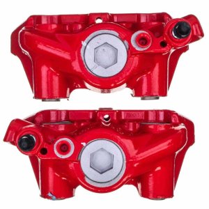 Lexus LS430 Brake Calipers - Rear - PowerStop - High-Temp Powder Coated - Red - `01-`06