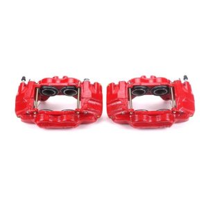 Lexus GX470 Brake Calipers - Front - PowerStop - Powder Coated - Red - `03-`09