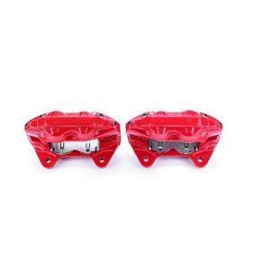 Lexus LX470 Brake Calipers - Front - PowerStop - Powder Coated - Red - `03-`07