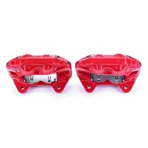 Lexus LX470 Brake Calipers - Front - PowerStop - Powder Coated - Red - `03-`07