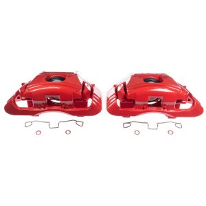 Audi A6 Brake Calipers - Front - PowerStop - Powder Coated - Red - `03-`04 Audi A6 Brake Calipers - Front - PowerStop - Powder Coated - Red - `03-`04