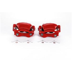 Lexus IS300 Brake Calipers - Front - PowerStop - Powder Coated - Red - `01-`05