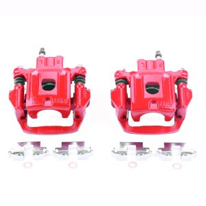 Lexus RX330 Brake Calipers - Rear - PowerStop - Powder Coated - Red - `04-`06