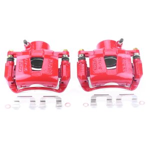 Chevrolet Aveo Brake Calipers - Front - PowerStop - Powder Coated - Red - `04-`11