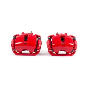 Infiniti FX35 Brake Calipers - Front - PowerStop - Powder Coated - Red - `03-`05