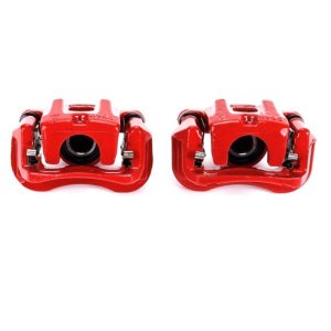 Toyota Highlander Brake Calipers - Rear - PowerStop - Powder Coated - Red - `04-`07