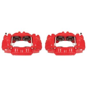 Toyota FJ Cruiser Brake Calipers (2) - Front - PowerStop - Performance Red Powder Coated - Red - `07-`14
