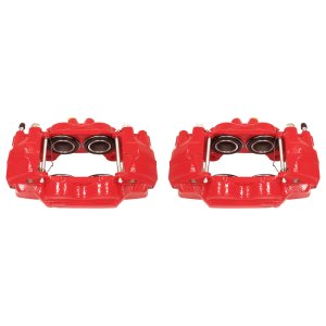Toyota FJ Cruiser Brake Calipers (2) - Front - PowerStop - Performance Red Powder Coated - Red - `07-`14