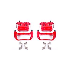 Nissan Frontier Brake Calipers - Front - PowerStop - Powder Coated - Red - `05-`18