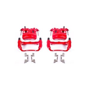 Nissan Frontier Brake Calipers - Front - PowerStop - Powder Coated - Red - `05-`18
