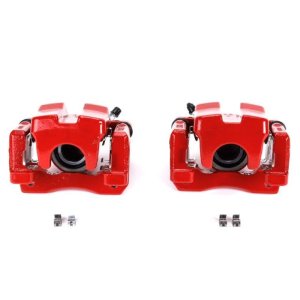 Lexus ES350 Brake Calipers - Rear - PowerStop - Powder Coated - Red - `07-`12