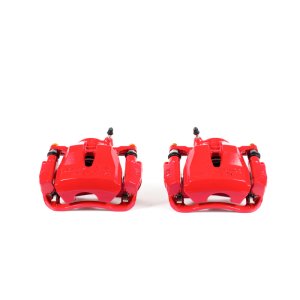 Pontiac Vibe Brake Calipers - Front - PowerStop - Powder Coated - Red - `09-`10