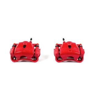 Toyota RAV4 Brake Calipers - Front - PowerStop - High-Temp Powder Coated - Red - `06-`18