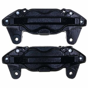 Toyota Tundra Brake Caliper Set - Front - PowerStop - Powder Coated - Black - `07-`15