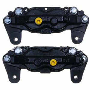 Toyota Tundra Brake Caliper Set - Front - PowerStop - Powder Coated - Black - `07-`15