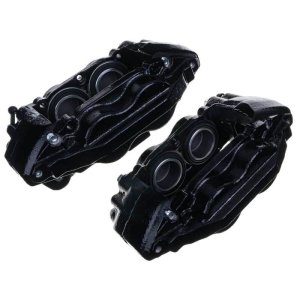 Toyota Tundra Brake Caliper Set - Front - PowerStop - Powder Coated - Black - `07-`15