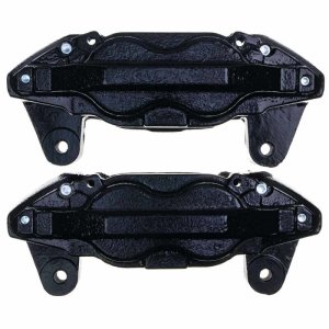 Toyota Tundra Brake Caliper Set - Front - PowerStop - Powder Coated - Black - `07-`15