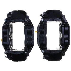 Toyota Tundra Brake Caliper Set - Front - PowerStop - Powder Coated - Black - `07-`15