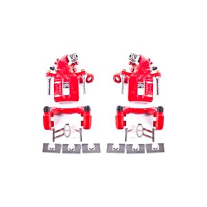Acura CSX Brake Calipers - Rear - PowerStop - Powder Coated - Red - `06-`11