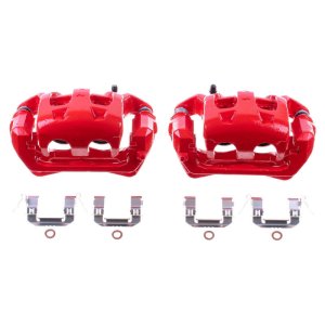 Infiniti FX35 Brake Calipers - Front - PowerStop - Powder Coated - Red - `06-`12
