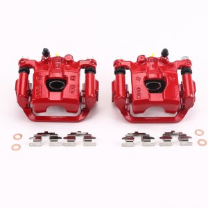 Nissan Juke Brake Calipers - Rear - PowerStop - Powder Coated - Red - `11-`17