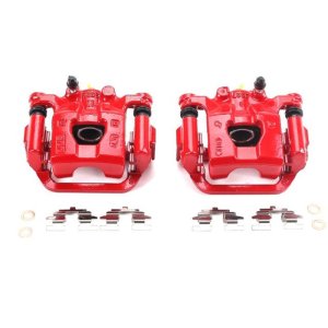 Nissan Juke Brake Calipers - Rear - PowerStop - Powder Coated - Red - `11-`17