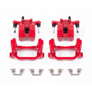 Infiniti G35 Brake Calipers (2) - Rear - PowerStop - Powder Coated - Red - `07-`08