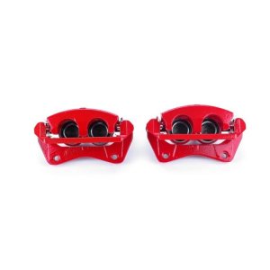 Honda Pilot Brake Calipers - Front - PowerStop - Powder Coated - Red - `09-`15