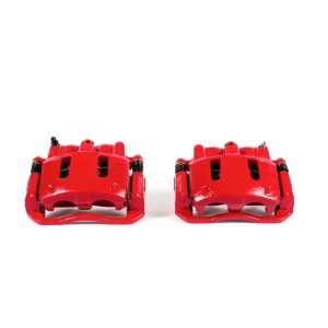 Ford Ranger Brake Calipers - Front - PowerStop - Powder Coated - Red - `95-`02